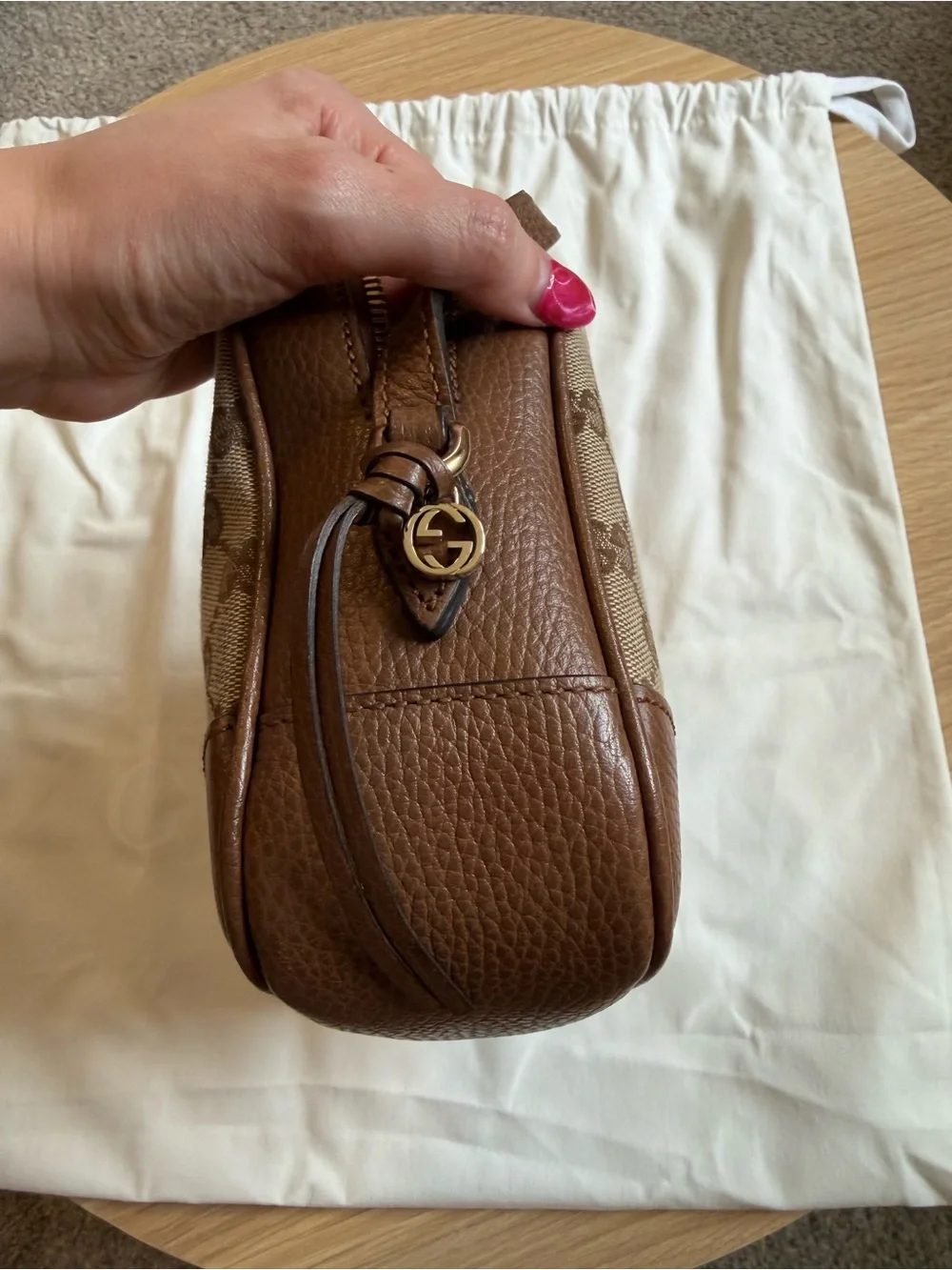 Gucci GG Canvas Bree Crossbody